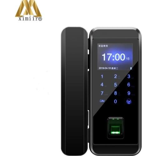 Glass Fingerprint Lock Digital Electronic Door Lock For Home Anti-theft Intelligent Password RFID Card Standalone Opener XM-300B