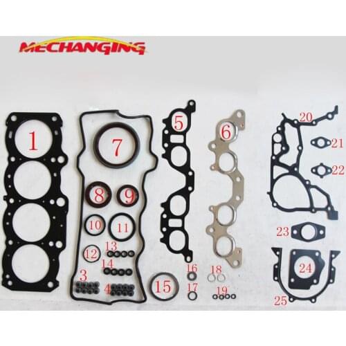 5SFE Engine Parts Full Set Engine Gasket For TOYOTA SOLARA OR CAMRY OR CELICA 16V 2.2L METAL 04111-74641 50177600