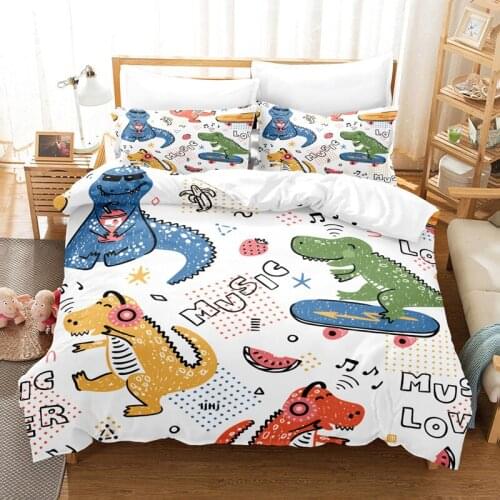Children Bedding Set Duvet Cover Set 3d Bedding Digital Printing Bed Linen Queen Size Bedding Set Fashion Design