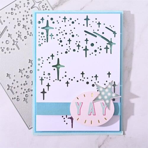 InLoveArts Craft Star Meteor Frame Metal Cutting Dies Cut Die Mold Scrapbook Paper Craft Knife Mould Blade Punch Stencils Dies