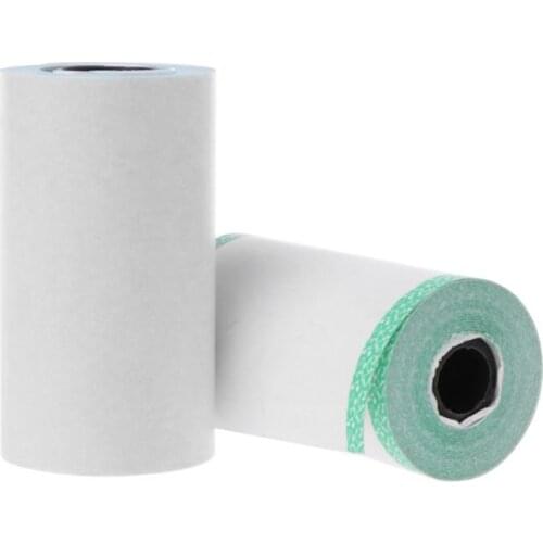Photo Paper Mini Printable Sticker Roll Thermal Printers Clear Printing Smudge-Proof Portable QXNF