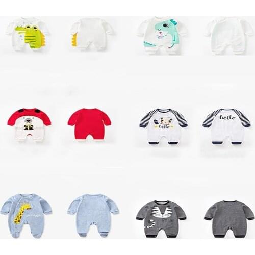 Baby Boy Clothes Overalls Kids Baby Rompers Newborn Baby Girl Clothes Dinosaur Costume Jumpsuit Cartoon Ropa Bebe Niña Body Bebé