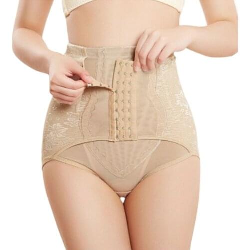 High Waist Waist Trainer M-2XL Firm Tummy Control Body Shaper Seamless Underwear Thong Butt Lifter Plus Size Sexy Shapewear XXL