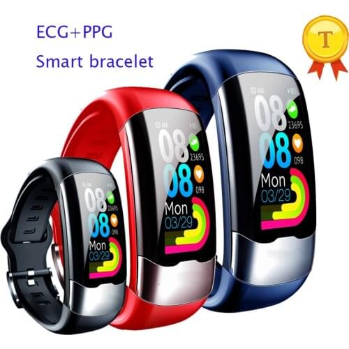 2020 newest PPG ECG smart bracelet blood pressure measurement band heart rate monitoring wristwatch Activity fitness tracker
