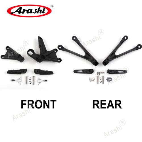 ARASHI Front Foot Pegs Footrests Pedals For HONDA CBR1000RR 2008 - 2015 CBR 1000 RR CBR1000 1000RR 2009 2010 2011 2012 2013 2014