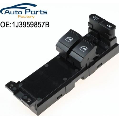 1J3959857B Window Panel Switch For VW Golf 4 Passat Bora Electric Window Switch Button New