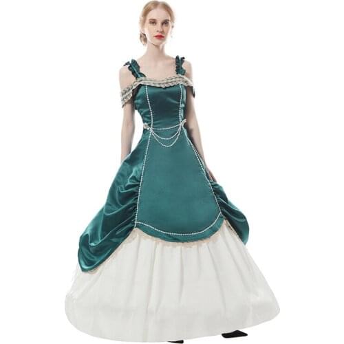 Lolita retro palace dress Princess style waist OP dress