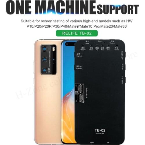RELIFE TB-02 display touch 3D repair Test Box for HUAWEI P10/P20/P20P/P30/P30P/P40/Mate9/Mate10 Pro/Mate20/Mate30 screen testing