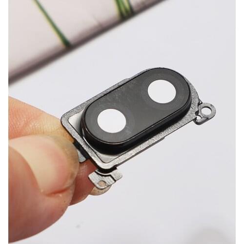 Mi8 Lite For Xiaomi Mi 8 Lite Camera Lens Glass With Frame Holder Repair Rear Housing Cover Replacement Parts