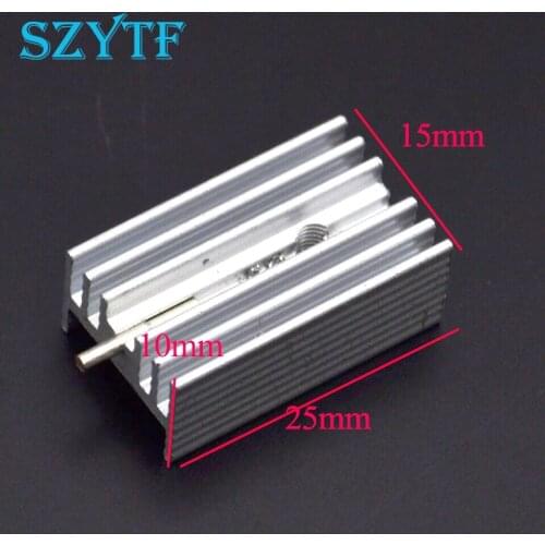 SZYTF 5pcs Heat sink 25*15*10MM (with pin) TO-220 transistor and other special high-quality radiator