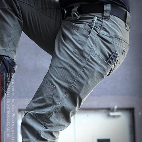 Multi-pocket Army Fans Tactical Pants Combat Training Military Trousers Outdoor Water Resistant Wearproof Hiking Pants Overalls
