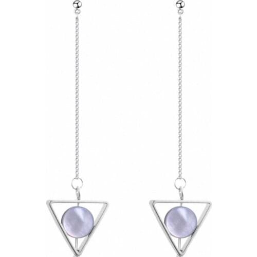 TONGKWOK Bohemia Dangle Earrings For Women Fashion Exaggeration Circle Earrings Jewelry #129309