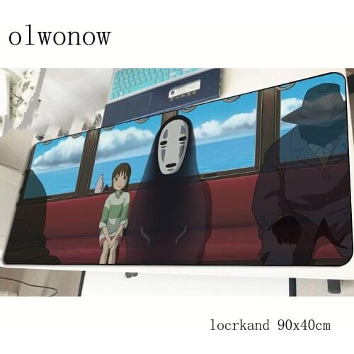 Spirited Away pad mouse computer gamer Boy Gift mouse pad 900x400x3mm padmouse wrist rest mousepad ergonomic gadget office mats