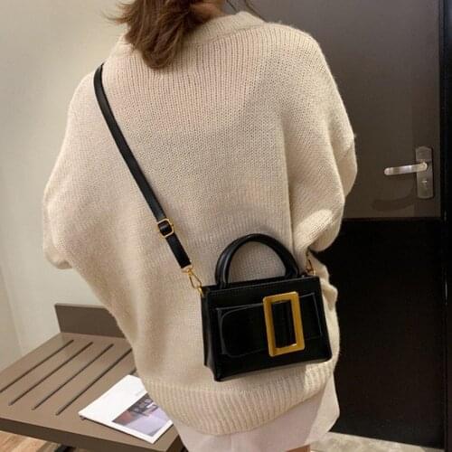 Ansloth Retro PU Leather Women’s Bag New Quality Shoulder Bags Designer Luxury Brand Trend Small Flap Bags Ladies Fashion HPS977