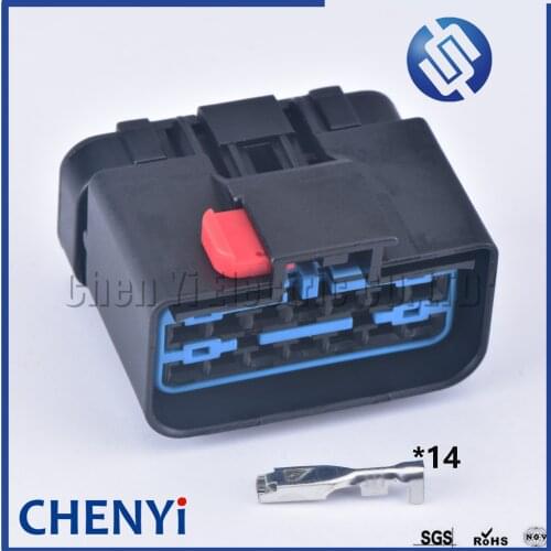 14 Pin 2.8 Auto waterproof connector bumper radar Transmission plug Rear lamp plug Headlig ABS sensor plug Engine plug 54201411