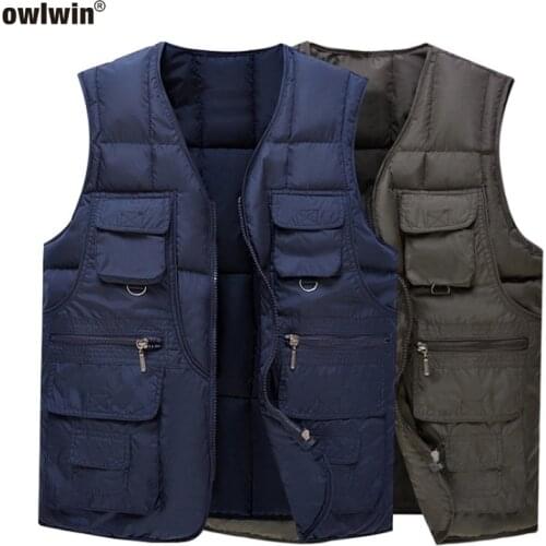 2019 Fishing Jacket Quickly Outdoor Multi-pocket Vest Male Photography Fishing Vest Vest Cotton Vest Camping Vest Fishing Vest