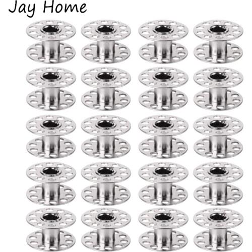 30/10pcs Metal Bobbins Sewing Machine Bobbins Spool for Home Sewing and Embroidery Machine DIY Sewing Machine Accessories