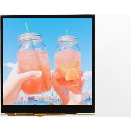 4.0 inch 480*480, full viewing angle, ST7701S, RS232 or RS485 interface, IPS LCD with capacitive touch panel and UART board