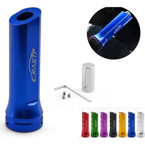 Aluminum Car Handbrake Sleeve Cover Universal Parking Hand Brake Grips Sleeve Handbrake Handle Decoration QC0110