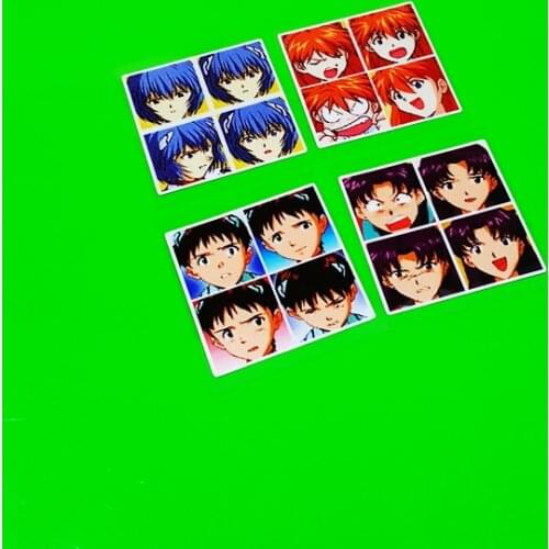 Car Stickers and Decals Laptop Phone Keyboard DIY Applique Tape for Classic Cartoon Anime Asuka Pixel New Century Machine