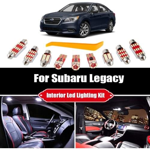 Canbus For Subaru Legacy BC BJF BD BG BE BH B4 B5 BL BP BM BR Sedan Wagon 1989-2020 Vehicle LED Interior Dome Light Accessories