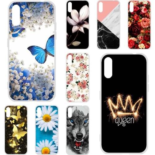 Phone Case For TP-Link Neffos C9S Case Silicon Floral Painted Bumper Coque For TP-Link Neffos C9s TP7061A TP7061C TP 7061A Cover
