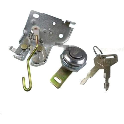 For Kobelco 60-8 SK75-8 Excavator Engine rear cover lock Lock cylinder Lock catch Block Excavator Accessories