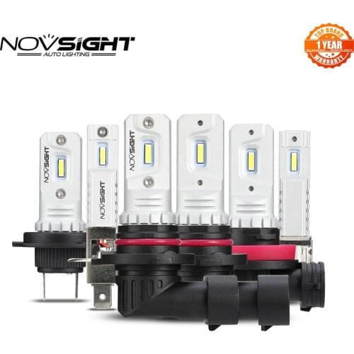 NOVSIGHT 2000Lm H11 H7 LED Car Lights LED Bulbs H1 H3 9005 9006 Daytime Running Lights DRL Fog Light 6000K Driving Lamp