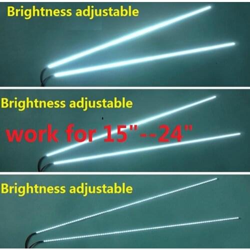24 Inch adjustable light LED backlight kit 540mm,work for 15"17"19"22"22 inch 24",upgrade LCD screen to LED Monitor