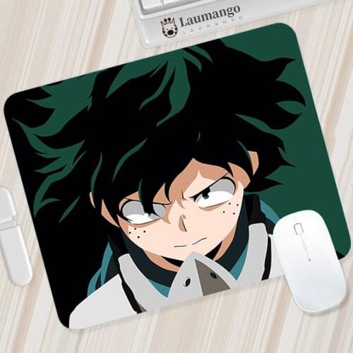 Computer Mouse Pad Small Mousepad Anime Mat Pc Accessories Gaming Desk Deskpad Pad My Hero Academia Mousepepad Mausepad Varmilo