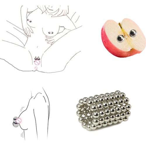 G-spot BDSM Bondage Adult Sex Toys For Women Couples Games Ultra Powerful Magnetic Orbs BDSM Nipple Clamps Orbs Sex Shop