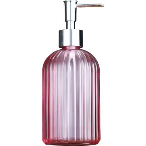 Refillable Soap Dispenser with Rust Proof Pump Glass Hand Soap Dispenser U2JD