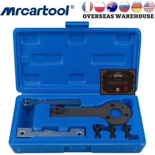MR CARTOOL Auto Petrol Engine Camshaft Locking Timing Tool Kit For Fiat 500 / Punto Evo/Panda / 1.1, 1.2 1.4 Liter 8v Engine