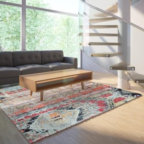 Reese Velvet Lint Free Soft Carpets Living Room Retro Abstract Home Decor Area Rugs Kitchen Bedroom Anti Slip Bottom Customable