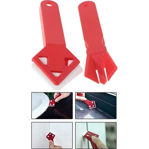 2pcs Silicone Glass Sealant Remover Tool Kit Set Scraper Caulking Mould Removal Useful Tool For Home Spatula Glue Shovel