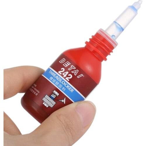 New 10ml Anti-pressure Blue 242 Glue Anaerobic Screw Lock Adhesive Wire Sealing Anti-corrosion Thread Adhesive Sealer Craft Tool