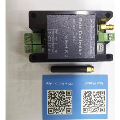 G202 GSM 3G Gate Opener For Swing Gate Opener Receiver Free Call Remote Relay Switch For Light/Lamp/LED Timer Switch