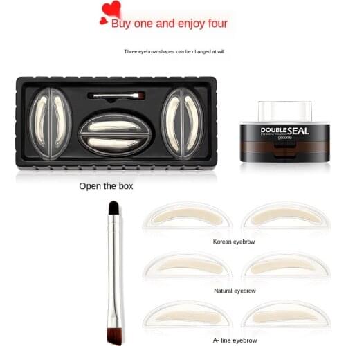 Two-color Eyebrow Powder Professional Makeup Palette Eyebrow Stamp Eye Brow Enhancers Eye Brows Shadow Makeup Tool Brow Powder