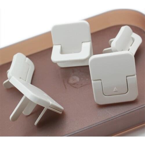 10 Pcs/lot baby safety Adjustable Handle Baby Anti - Shock Safety Socket Safety Cover Power Outlet Protective Cover 2 - Hole