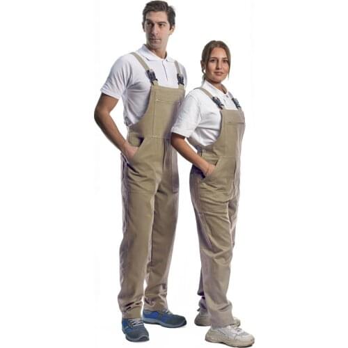 SENSEL of WORKWEAR, Overall, Coverall, Beep Trousers, Beep Pants, Workwears, Cotton, 100% Cotton, beige, 8 E411