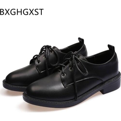 Oxford shoes for women brand ladies leather shoes women winter boots 2020 Korea fashion shoes 2020 women zapatillas mujer casual