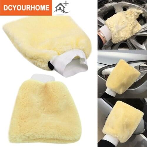 Microfibre Lambs Wool Car Van Washing Cleaning Mitt Glove boyfriend gift personalized
