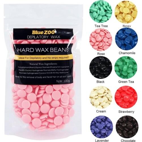 100g/Pack Wax beans Depilatory Hot Film Wax Pellet Removing Bikini Face Hair Legs Arm Hair Removal Bean Unisex
