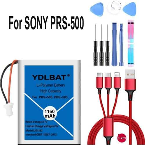 YDLBAT 100% NEW 1150mah for Sony Portable Reader PRS-500 PRS-500U2 PRS-505 PRS-505SC/JP PRSA-CL1 Battery LIS1382(J)