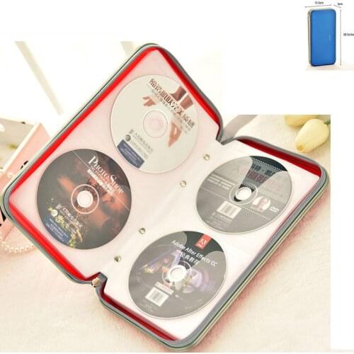 Ymjywl CD Case Waterproof Compression High Quality CD Package 80 Disc Capacity For Home Office And Travel Storage CD Bag