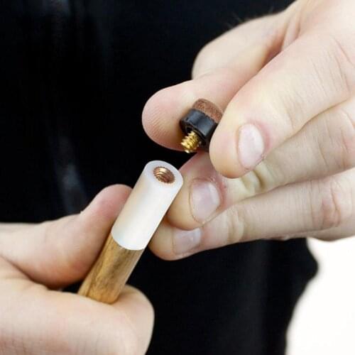 10PCs 10mm Screw On Cue Tips For Pool Snooker Billiards Replacement Parts Indoor Entertainment Snooker Accessories