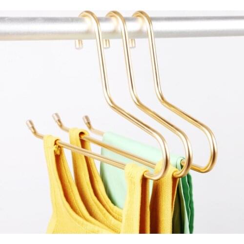 5 pcs/lot Stainless Steel Clothes Hanger Heavy Duty Rack for Trousers Metal Pants Hangers Perfect for Towels Toys Shirts Bra