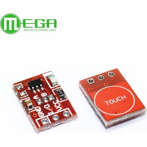 5pcs TTP223 Touch button Module Capacitor type Single Channel Self Locking Touch switch sensor