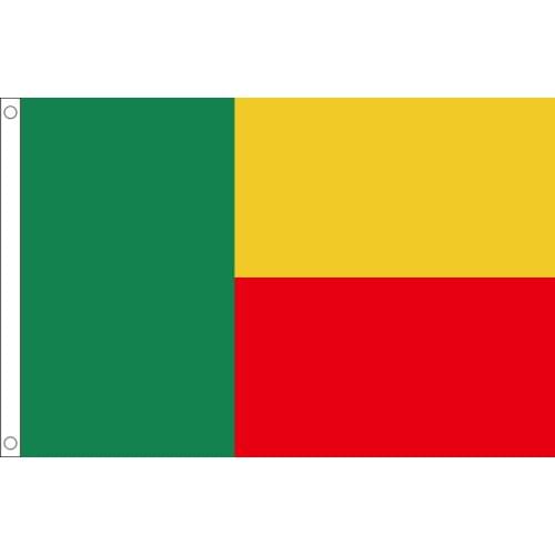 Free shipping xvggdg 90 x 150cm Benin flag Banner Hanging National Benin flags Home Decoration