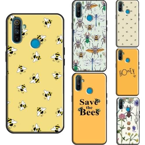 Midsummer bee garden honey guards For Realme 8 Pro 6 7 Q3 Pro GT C21 C15 C3 Phone Case For OnePlus 9 Pro 8 Nord 7T 8T Cover